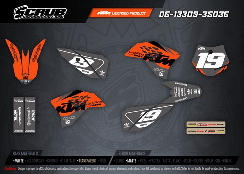 Adesivo decoro ktm sx65 2009 - adesivo,