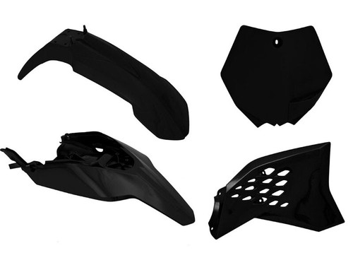 Rtech kit plastiche nero ktm - nero,