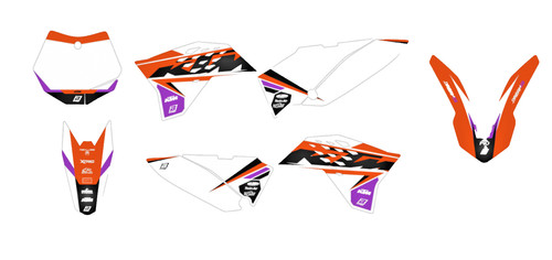 Kit adesivi grafiche ktm 65 - ktm,